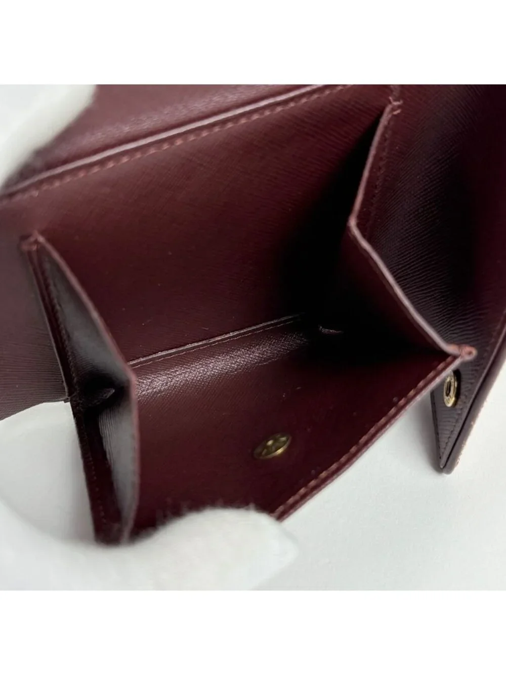 Louis Vuitton Portobiert Cles Monet Trifold Wallet Monogram Mini Cerise